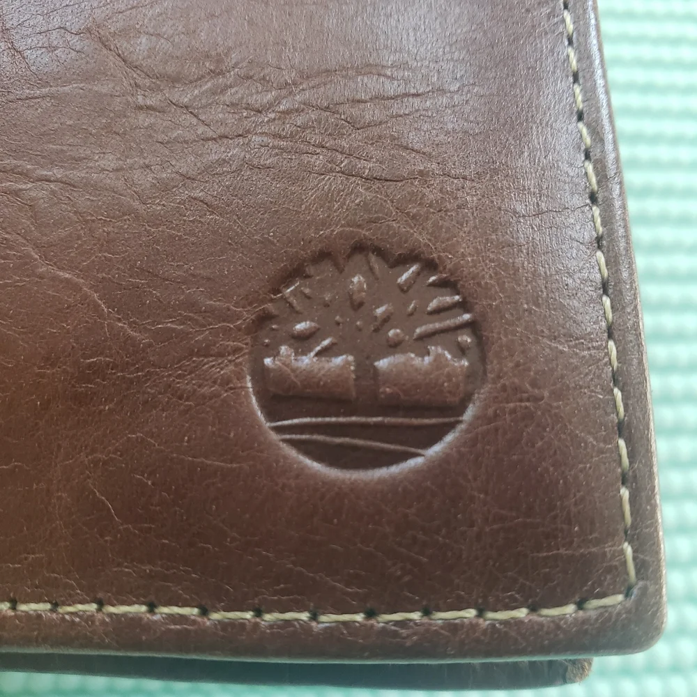 Timberland Passcase Wallet Dakota Leather Dark Brown